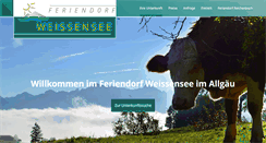 Desktop Screenshot of feriendorf-weissensee.de